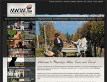 Tablet Screenshot of mendozawinetoursandtravel.com